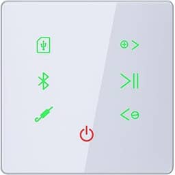 Amplificador De Parede Bluetooth Som Ambiente (Branco)