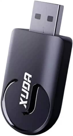 Adaptador CarPlay sem fio para iPhone e Android, XUDA Adaptador Apple CarPlay com fio para sem fio, tamanho mini USB e USB-C/Tipo-C, carros veículos controle estável e sem atraso, 2025 Preto