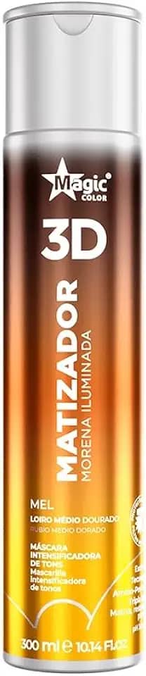 Magic Color Gloss Matizador 3D Morena Iluminada Mel – Efeito Loiro Claro Dourado