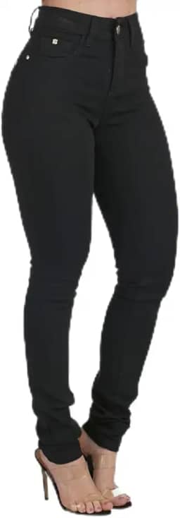 Calça Jeans Feminina HNO Jeans Skinny Preta