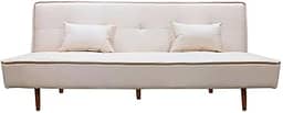 Sofá Cama Silver 3 Lugares Reclinável Casal Corano Bege - Speciale Home