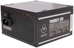 Fonte Mancer Thunder 500W | Certificação 80 Plus Bronze | PFC Ativo | Bivolt Automático 100-240V AC | Formato ATX | Preto