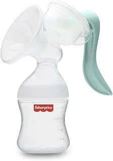 Extrator de Leite Materno Manual Branco e Verde 130ml Fisher Price - BB321
