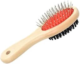 Escova Pinos E Nylon Spitz Lulu Poodle Yorkshire Shih Tzu Marca Bacon Born