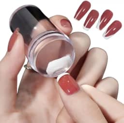 Carimbo De Unha P/Francesinha Silicone Transparente