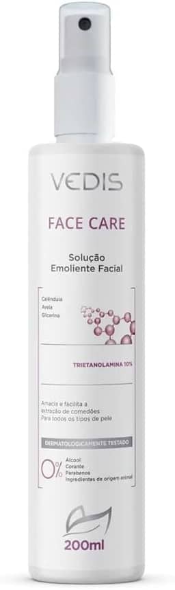 Solução Emoliente Facial Face Care 200ml