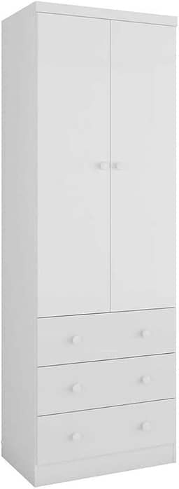 Guarda Roupa Infantil 2 Portas 3 Gavetas Smim Móveis Peroba