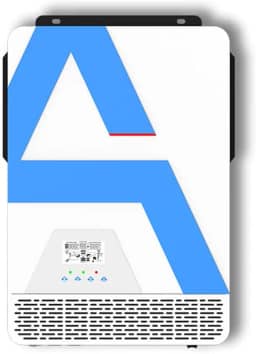 Inversor Híbrido Solar Off-Grid 3.2KW 24V DC para 220-230V AC, Inversor Pro MAX com Controlador de Carga Solar MPPT de 80A, Funciona com Baterias de Chumbo Ácido e de Lítio de 12V