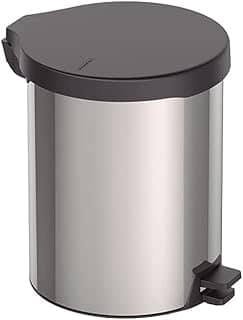Lixeira com Pedal New Tramontina em aço inox com Acabamento Polido 12 L