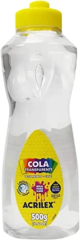 Cola Transparente 500g 02801 - Acrilex 0,5 Litro