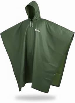 | Poncho Impermeável PVC com Capuz | Leve, Resistente, Ideal para Trilhas, Pesca e Chuva | Iguazú