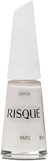 Esmalte Risqué Branco Cremoso Paris 8ml, Risqué, Paris, 8 ml