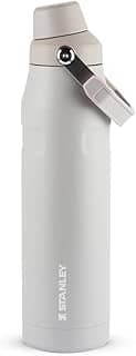 Stanley - Garrafa de Água Aerolight com Tampa Fast Flow, Garrafa Térmica a Vácuo para Bebidas Frias, Aço Inoxidável Leve, 1,1 L, Ash