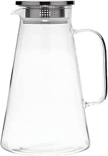 Jarra De Vidro Borossilicato Com Tampa De Inox 1,8 Litros