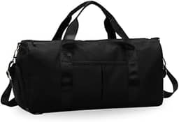 Bolsa De Academia Impermeável Alça Transversal Unissex Mala Com Divisórias Espaçosa Fitness Leve e Resistente Capacidade 30 Litros PREMIUM DUPIN (PRETA)