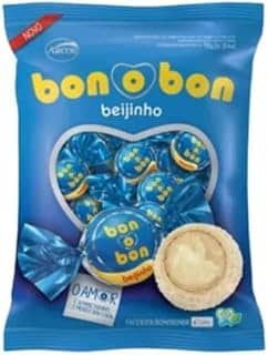 Wafer Bonobon Beijinho 50 Unidades de 15g
