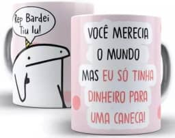 Caneca De Aniversario Flork Meme 325 Ml De Porcelana