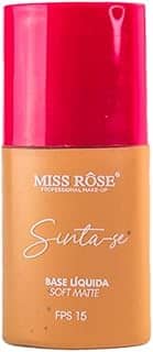 Miss Rôse Base Líquida Sinta-se Soft Matte FPS 15 Cor 05 Naiara 35g