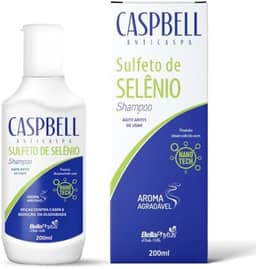 Shampoo Anticaspa Caspbell Bellaphytus, Sulfeto de Selênio, 200ml