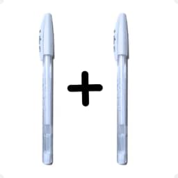 Caneta Gel Branca para Design marcação de sobrancelhas - 2 unidades