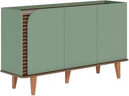 Buffet para Sala de Jantar 3 Portas Jurerê Hortelã/Amendoa