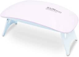Mini Cabine Led/uv Sun Mini Portátil 6w Unhas Gel Branca Bivolt
