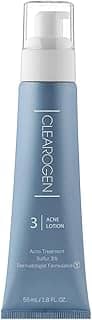 Clearogen Loção para acne de enxofre para pele sensível, tratamento para acne, creme de enxofre, pomada de enxofre, tratamento de enxofre, creme de tratamento de enxofre para acne 400 ml