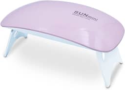 Mini Cabine Led/uv Sun Mini Portátil 6w Unhas Gel Rosa Bivolt