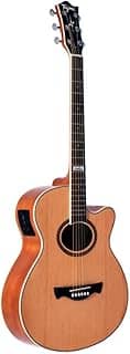 Violão eletroacústico Artistic cutaway aço Natural satin DALLAS EQ America Series Tagima