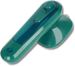 Mini Ferro de Passar Portátil com Vapor, Bivolt, Compacto e Leve, Ideal para Viagem e Passar Todos os Tecidos (Verde)