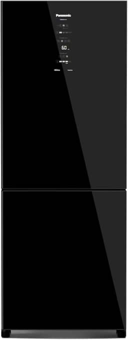 Geladeira Panasonic BB65 Black Glass Inverse Frost Free 450L Inverter A+++ - NR-BB65GVFB 220V