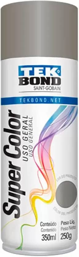 Tinta Aerossol Platina Uso Geral 350ml/250g