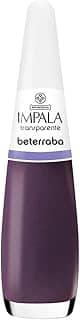 Esmalte Beterraba, Impala Cosmeticos, Transparente/ Branco