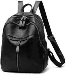 Mochila Feminina Couro Pequena Varsatil Estilosa Luxo Blog