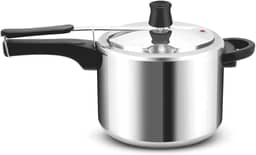 Panela de Pressão Rochedo Turbo Polida com Fechamento Interno e 4,5L de capacidade