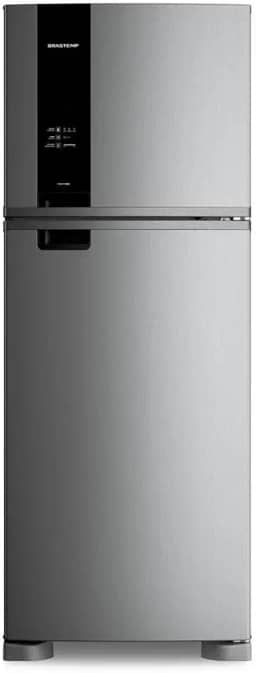 Geladeira Duplex Frost Free 461 Litros A+++ Cor Inox com Tecnologia Turbo Control e Fresh Box - BRM56FK 220v