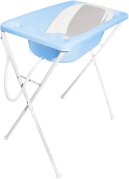 Galzerano Banheira Bebe Plastica Acqua Trio Azul Azulpastel