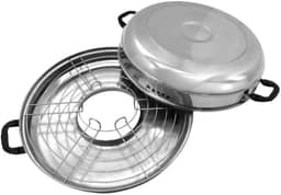 Churrasqueira Panela Assadeira Para Boca Fogão Carne Peixe