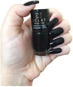 Esmalte Eclat 7-FREE Preto Vibe (Cremoso)