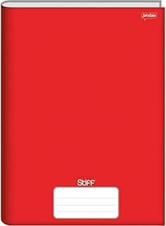 Caderno Brochurão, jandaia 00063-11, Vermelho, Pacote com 5 Unidades