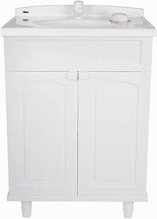 Gabinete para Banheiro em Plástico com Lavatório Clássica Astra sem Torneira Branco