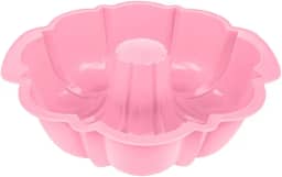 Forma Pudim Pudinzeira 1,8LT Vai ao Microondas Resistente (Rosa)