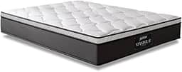 Colchão Casal Molas Ensacadas Pillow Top Maximus 138x188x28cm Cinza/Branco Gazin - Suporta até 120Kg por Pessoa