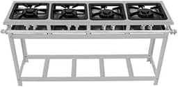 Fogão Industrial 4 Bocas 30x30 P5 em Aço Inox de Linha