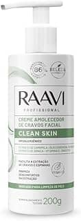 Raavi - Creme Amolecedor De Cravos Facial Clean Skin 200g