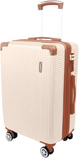 Mala Bordo 10kg Bagagem de Mão Expansivel Padrão ANAC com 4 Rodas duplas 360° Porta Copo Cadeado AntiFurto Mala de Viagem Alça Lateral com Divisória, Leve Resistente