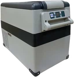 Geladeira Refrigerador Portátil 45 Litros 12v/24v 110v/220v Caminhão Ônibus Van Carro Trailer Motor Home