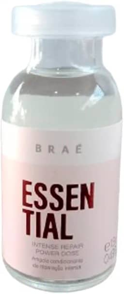 BRAÉ Ampola Capilar Condicionante Power Dose - Tratamento Cabelo Profissional, Efeito Desmaia Cabelo e Brilho Intenso - 13ml