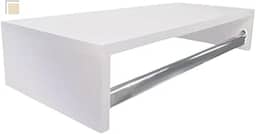Melhor Cabideiro De Parede Tipo Arara Branco Suporte Roupas