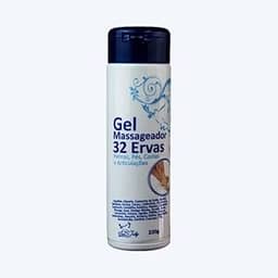 Óleo Para Massagem 32 Ervas para Pernas, Pés, Costas e Articulações, 220g